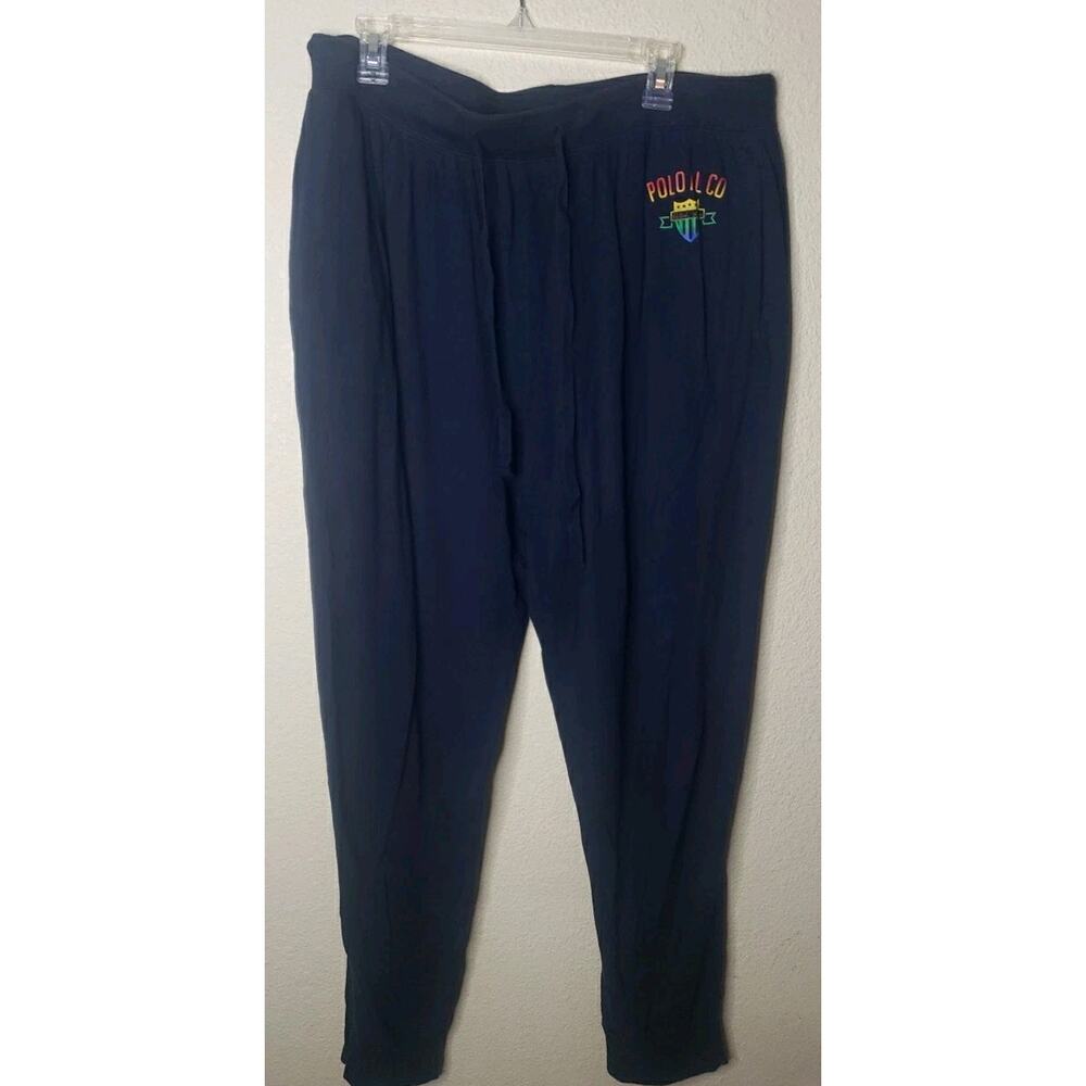 Polo Ralph Lauren Sleepwear Pants Men's Size 1XL PJ Bottoms Cotton Navy Blue